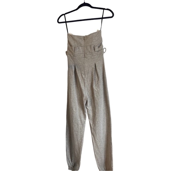 NWOT Michael Costello × REVOLVE | Helen Jumpsuit in Heather Grey - Picture 2 of 7
